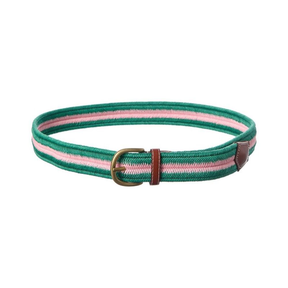 J.Mclaughlin Ray Canvas Belt, Green
